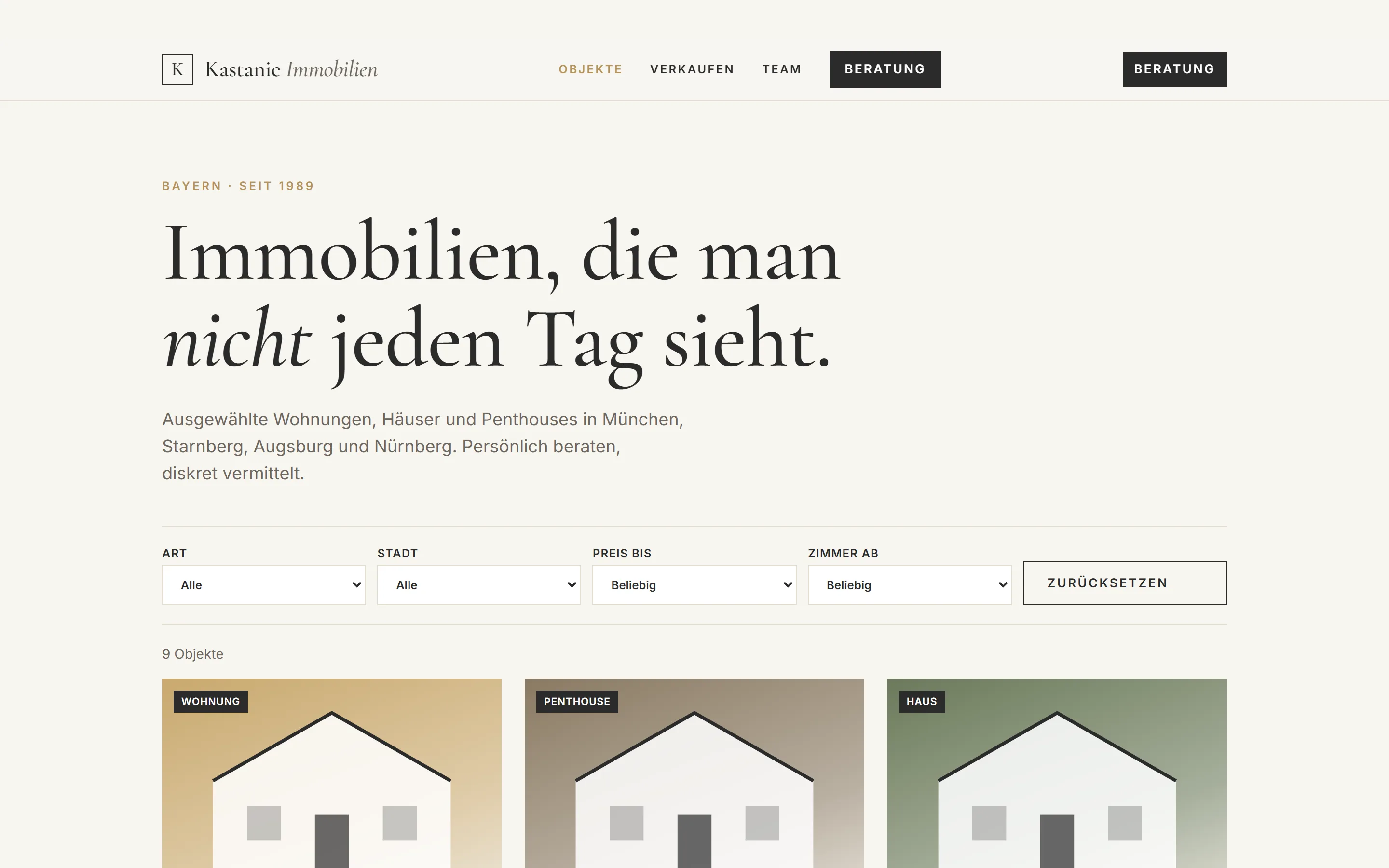 Kastanie Immobilien