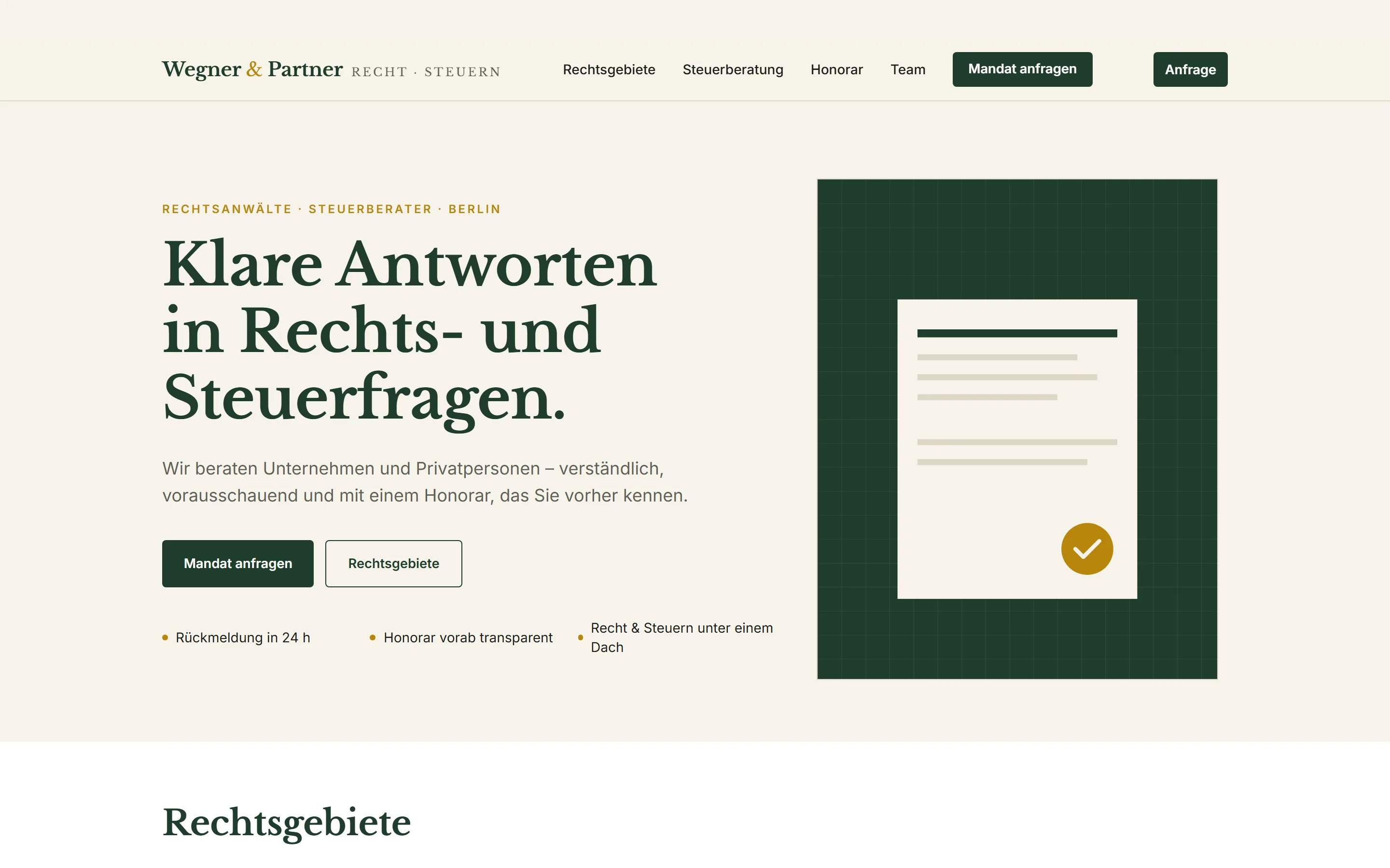 Kanzlei Wegner & Partner